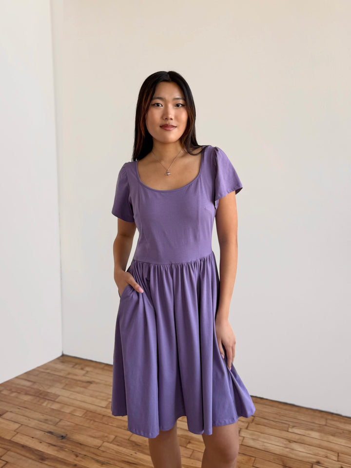RAZELE dress in Purple Haze
