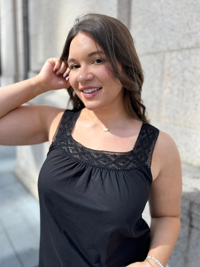 EDIE novelty tank in Black