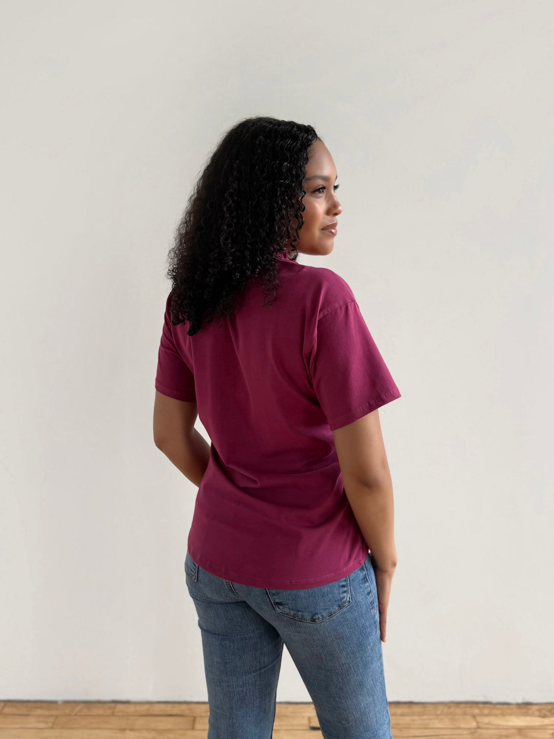 JOCELYN tee in Deep Berry