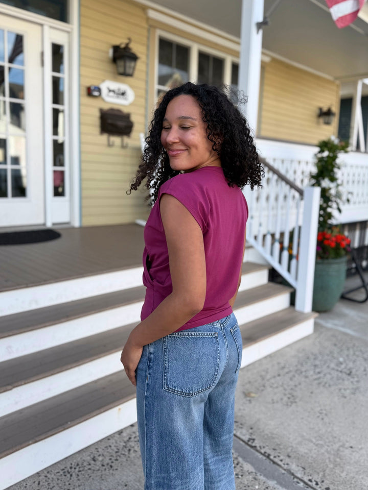 JOLIE top in Deep Berry