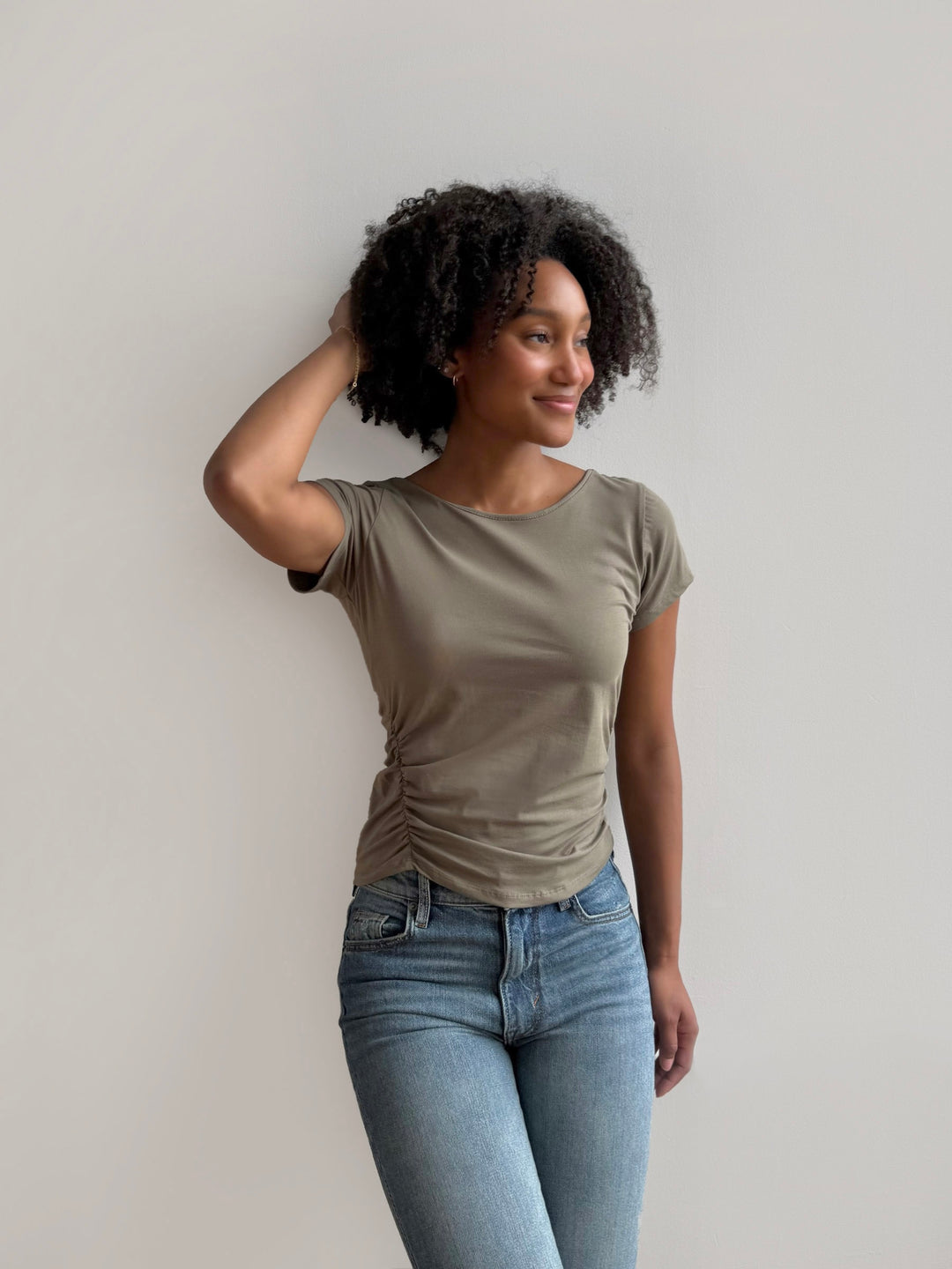 WINNIE tee in Silver Sage