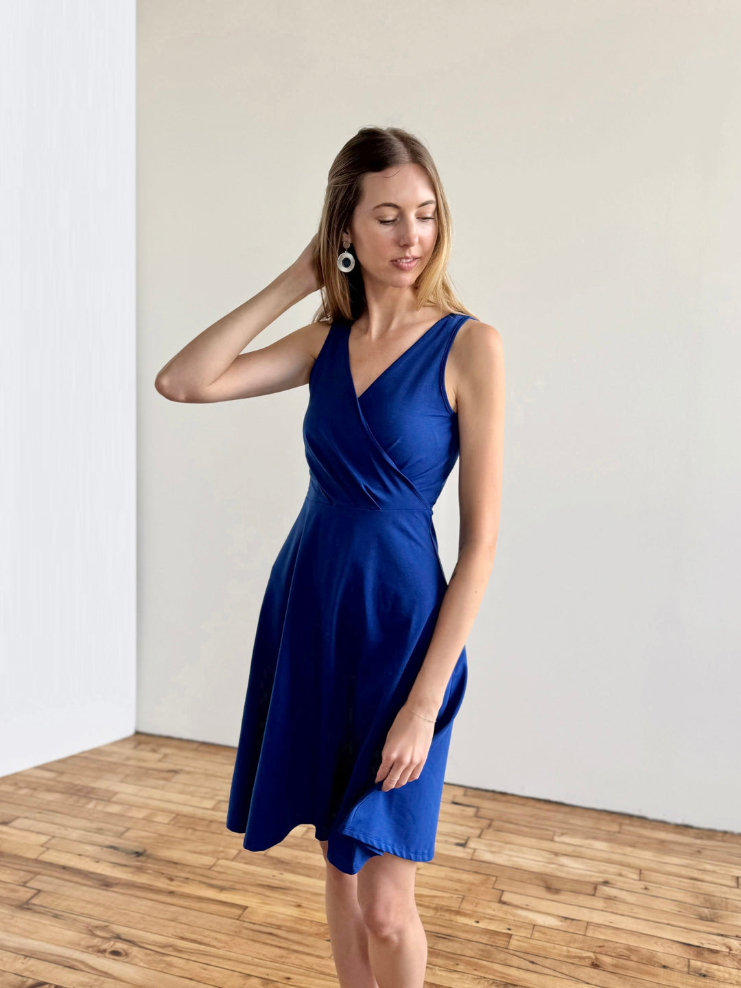 WREN dress in Cobalt Blue Elegantees WREN dress in Cobalt Blue Elegantees