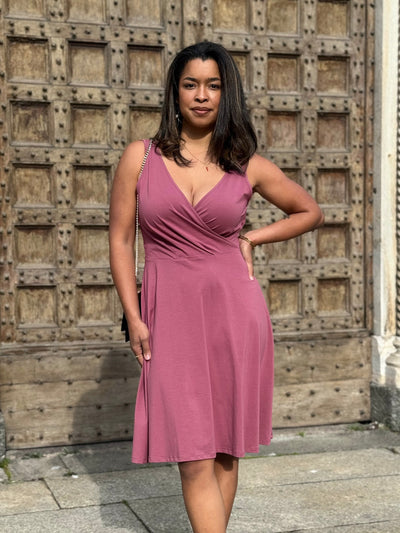 WREN dress in Vintage Mauve