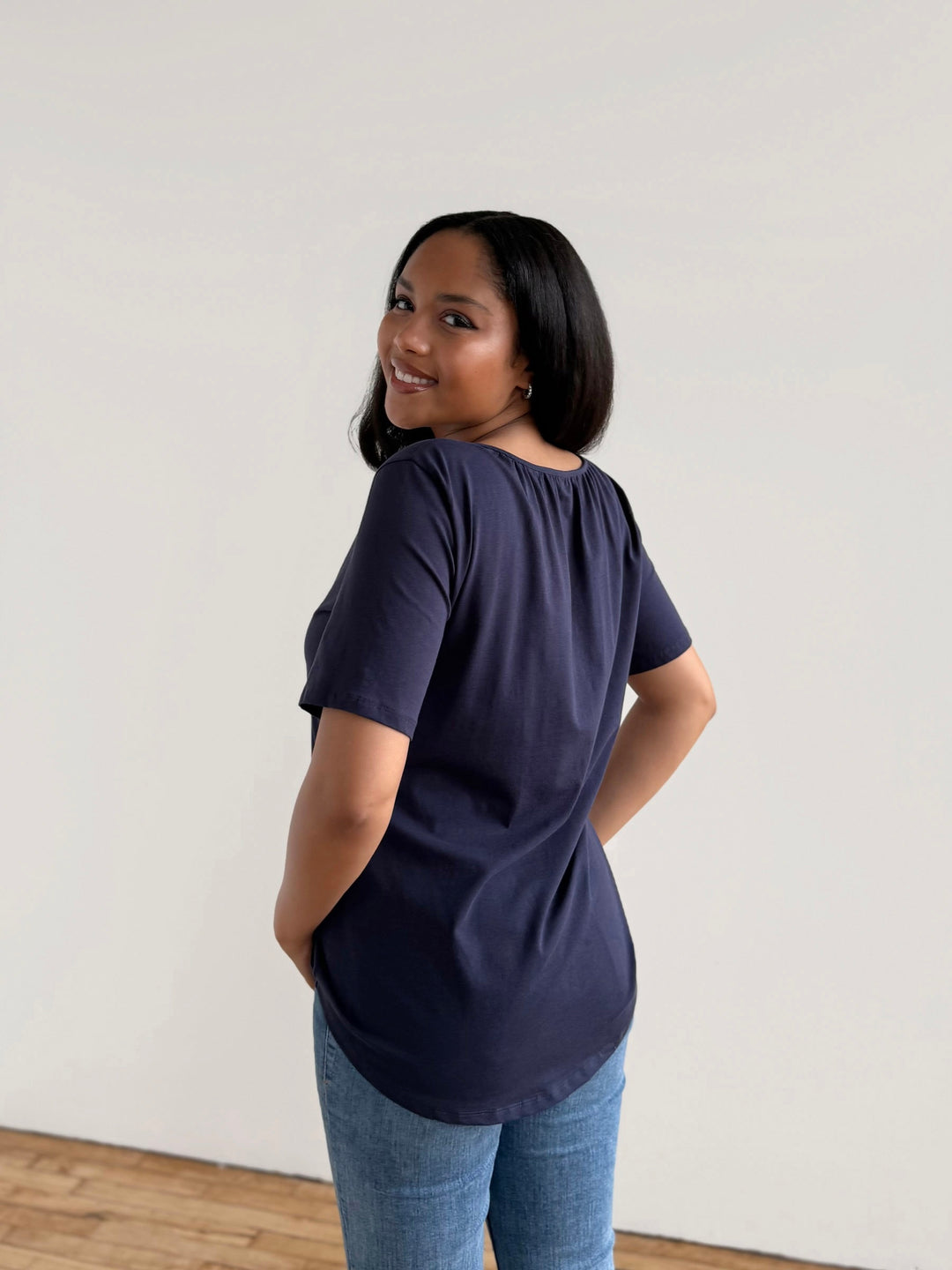 ROSA tee in Navy