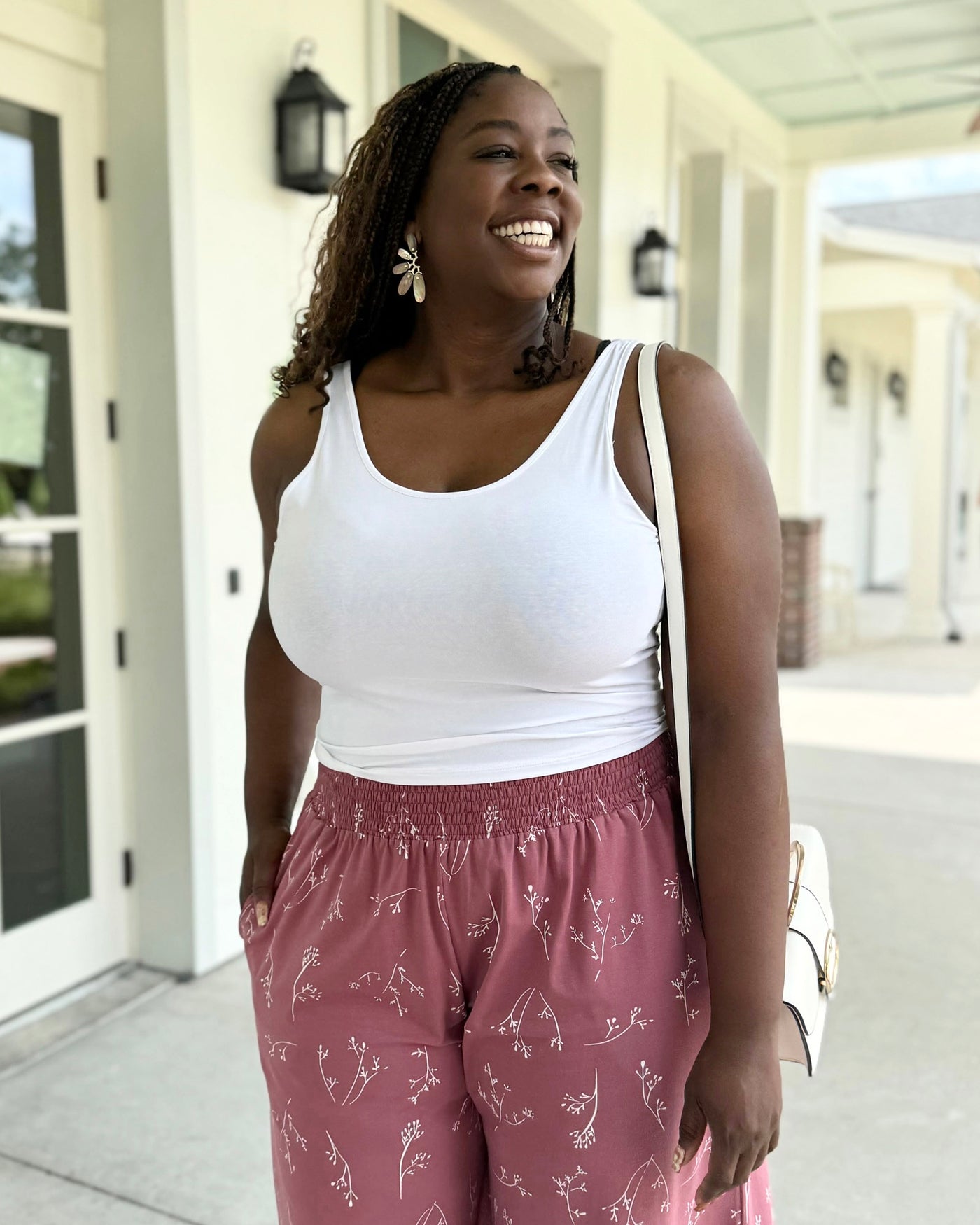 CAMILA first-layer tank in White