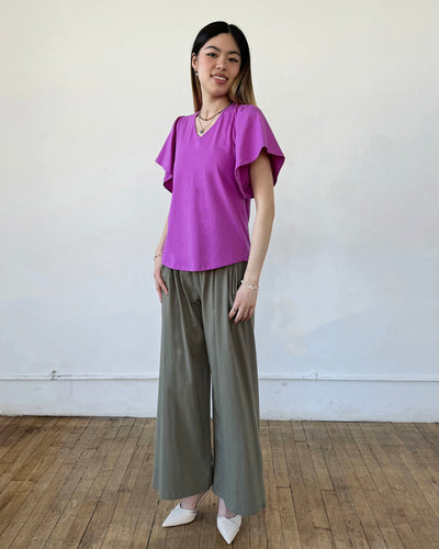 ELLIOT tee in Magenta Bloom