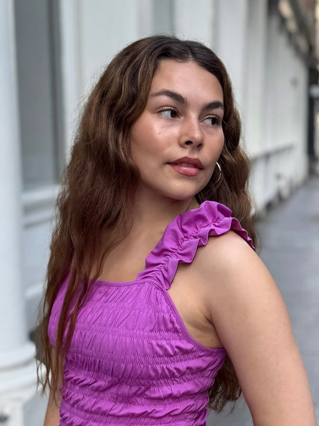 ELOWEN tank in Magenta Bloom