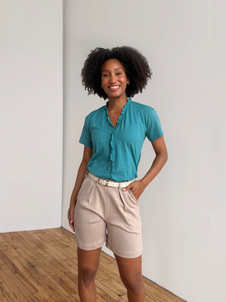 JOCELYN tee in Marine Teal
