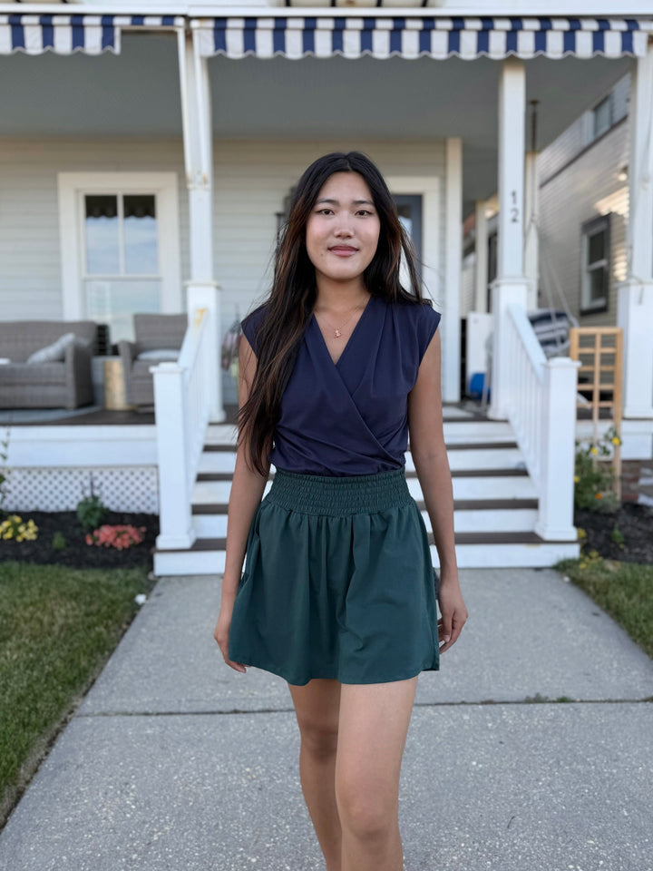 CORINNE skort in Deep Pine