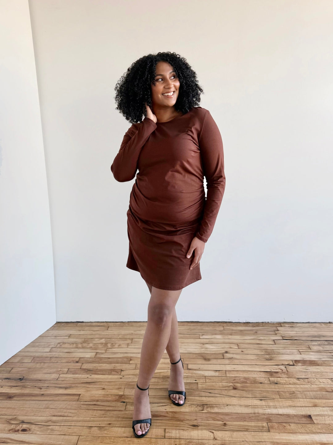 VIENNA dress in Burnt Cedar
