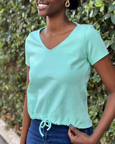 ARC heavyknit top in Mint