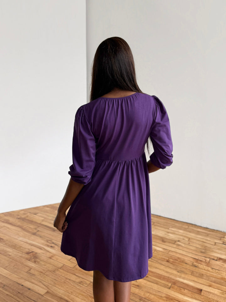 CALLIOPE dress in Midnight Dahlia