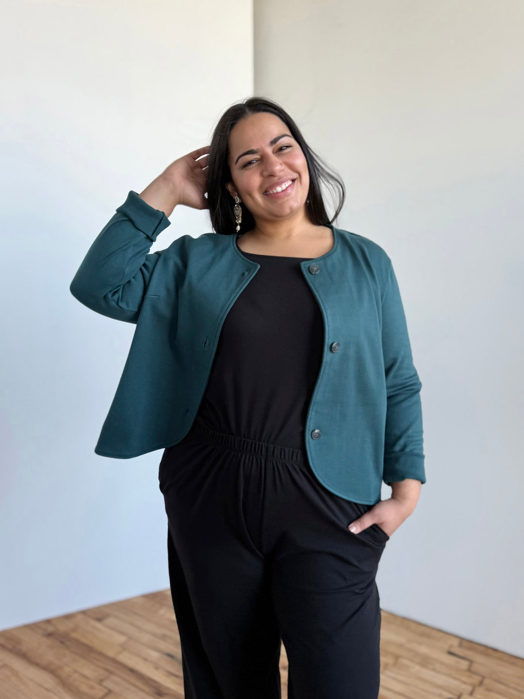 WAVERLY jacket in Deep Sea