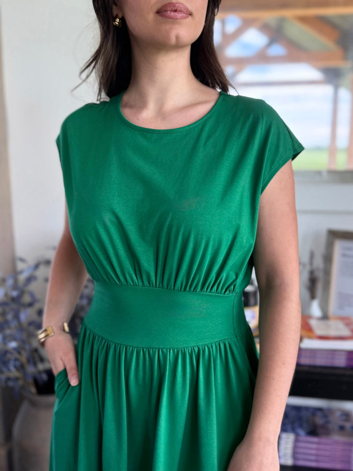 CATHERINE dress in Rich Emerald