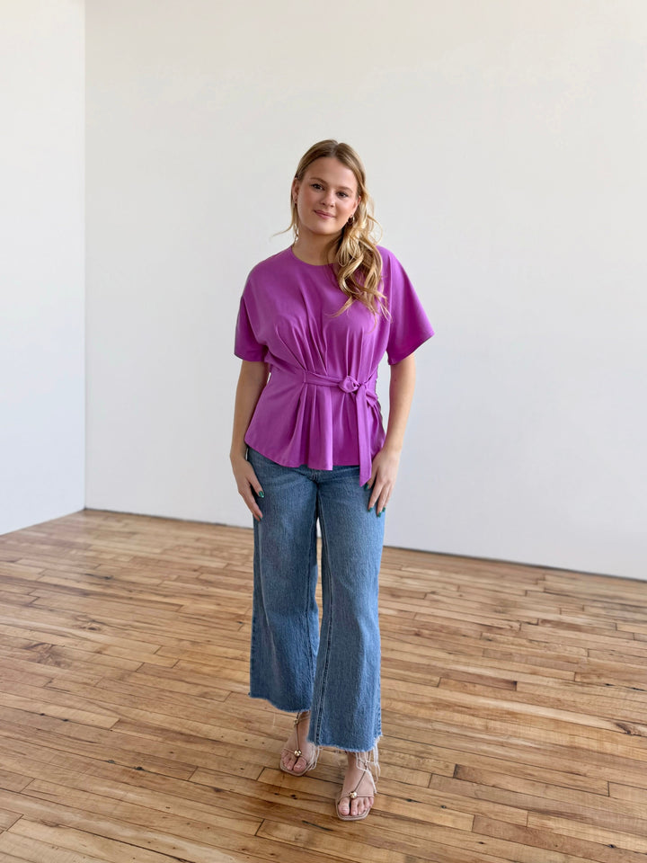 JOLLA top in Magenta Bloom