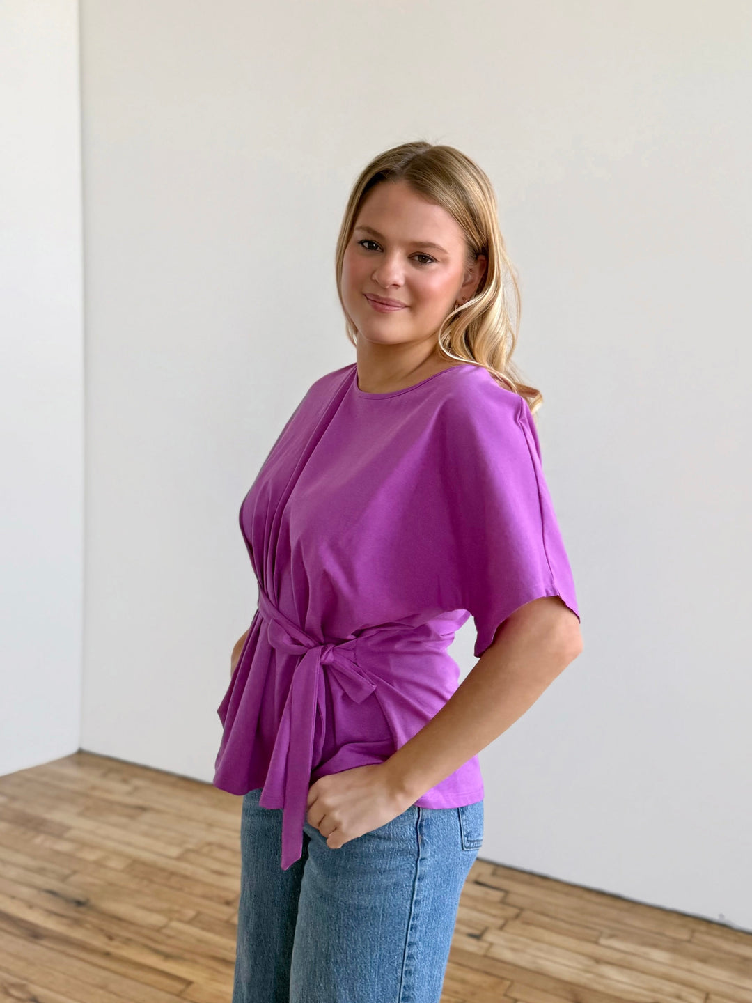 JOLLA top in Magenta Bloom