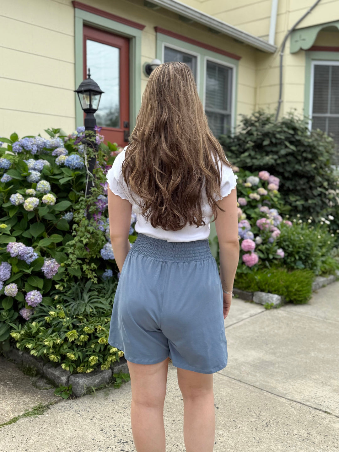 CORINNE skort in Blue Dusk