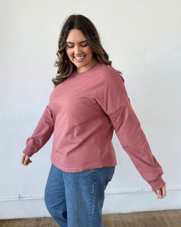 AKARI top in Withered Rose