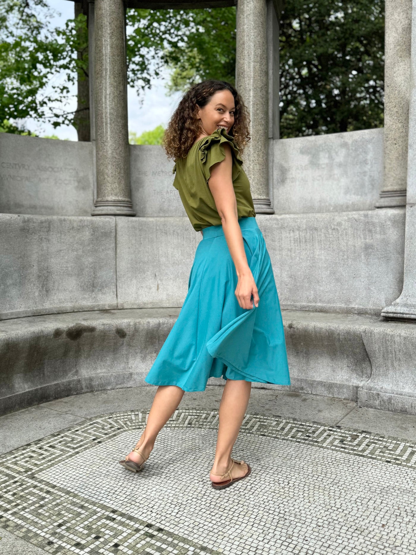 CIELA skirt in Marine Teal