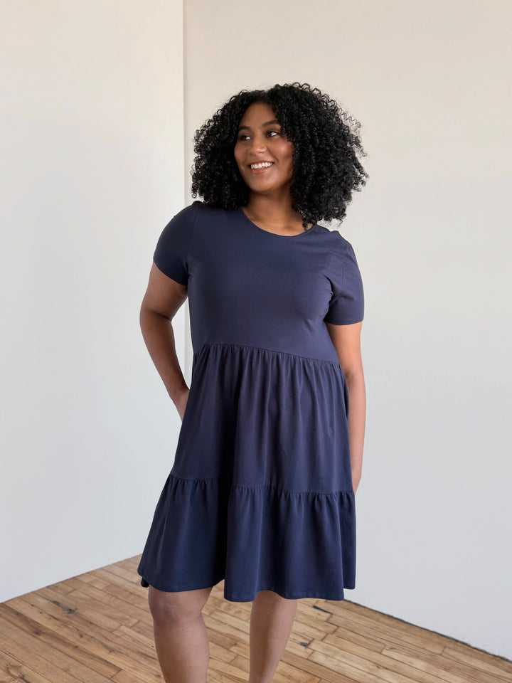 ARIA dress in Navy