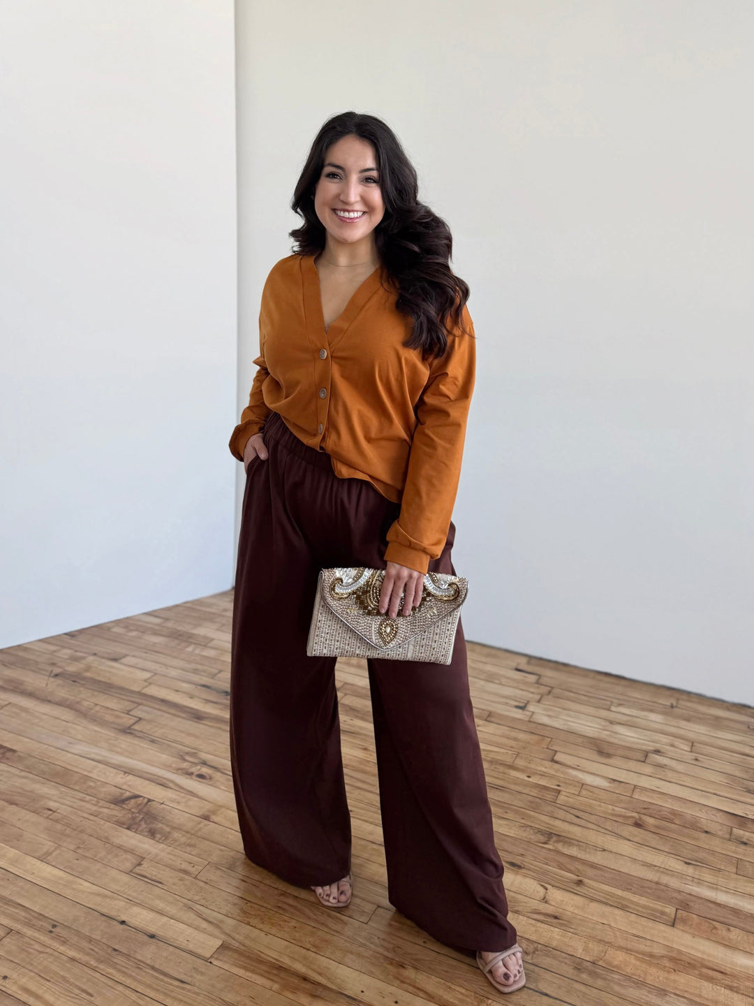 MALLEY cardigan in Spiced Cider