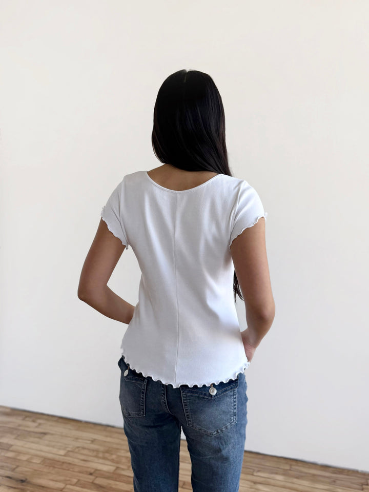 KELSIE tee in White