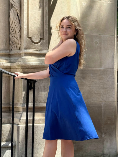 WREN dress in Cobalt Blue
