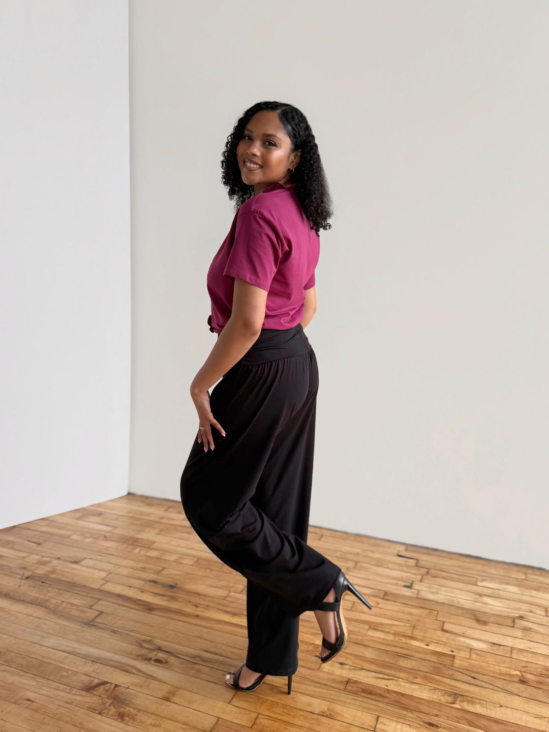 JOCELYN tee in Deep Berry