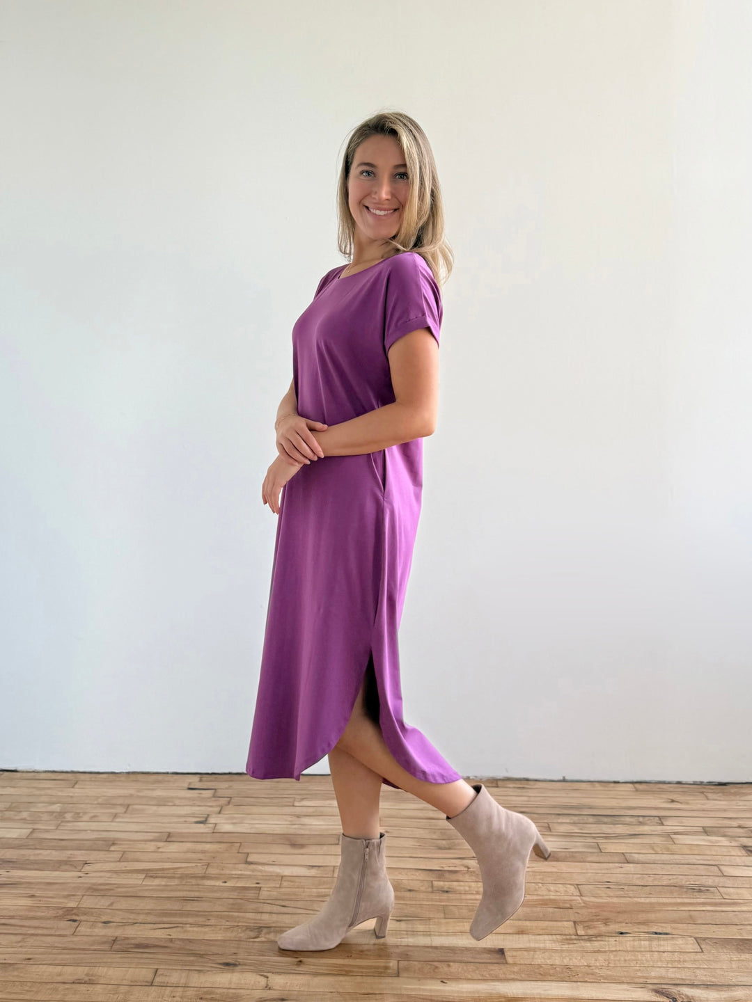CYPRESS dress in Deep Lilac