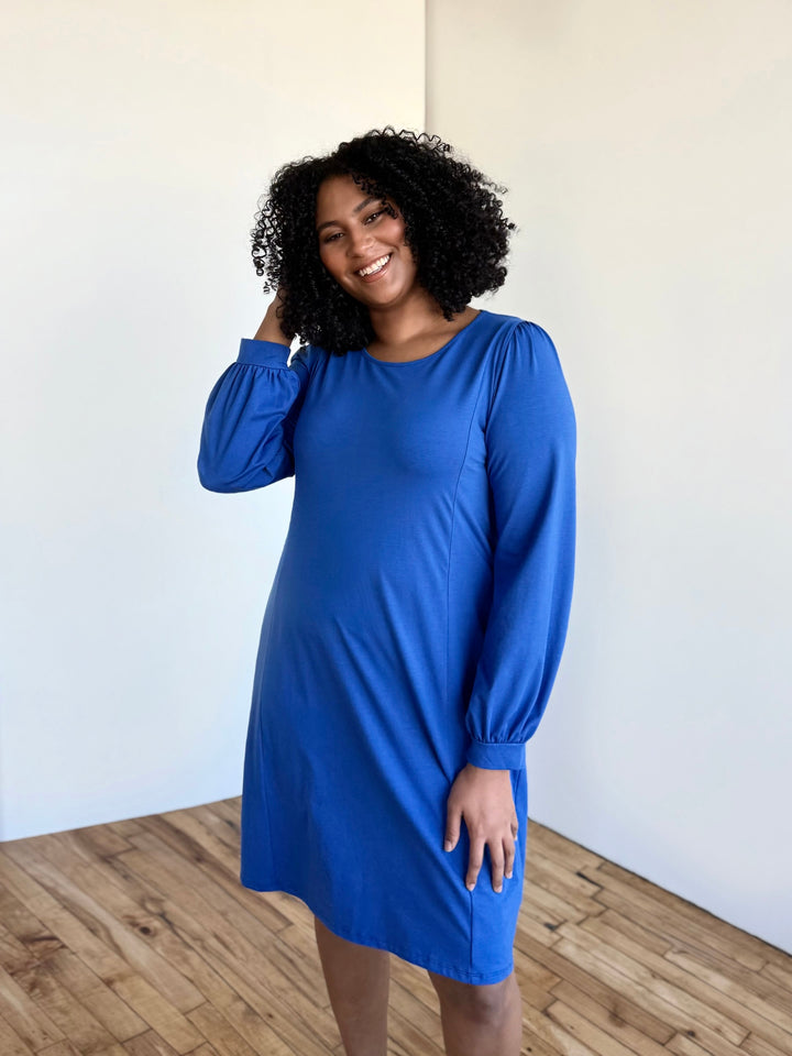 CONSTANCE dress in Blue Iolite