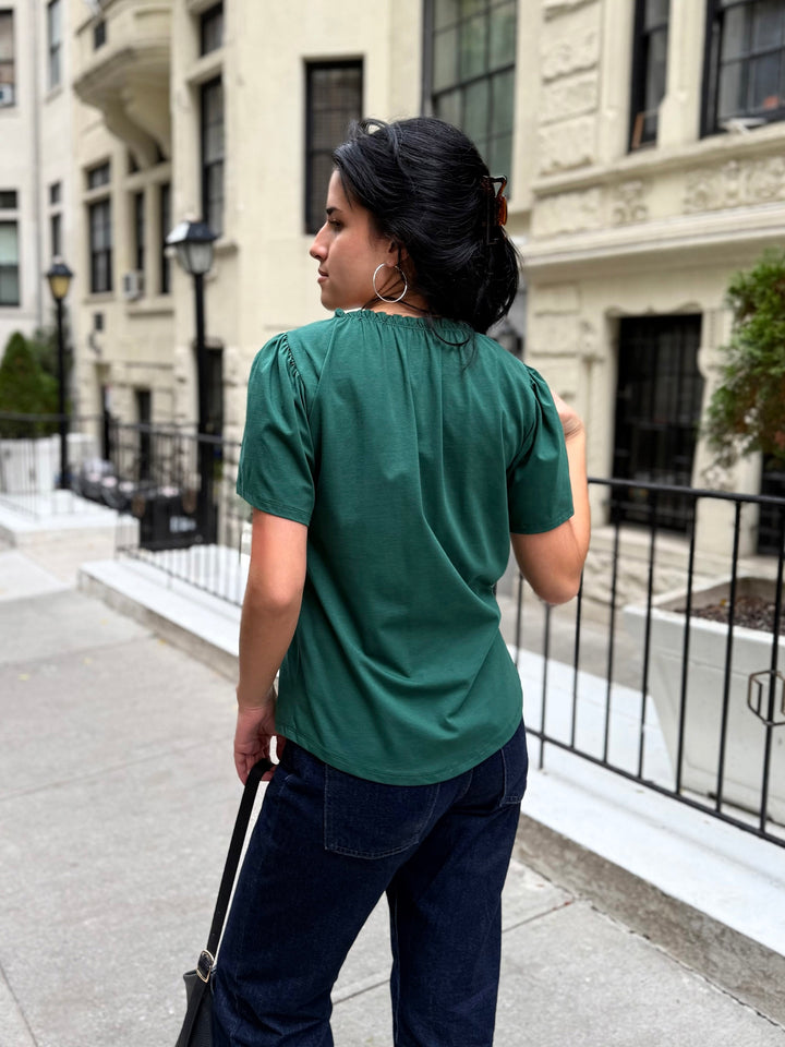 LARA tee in Dark Green