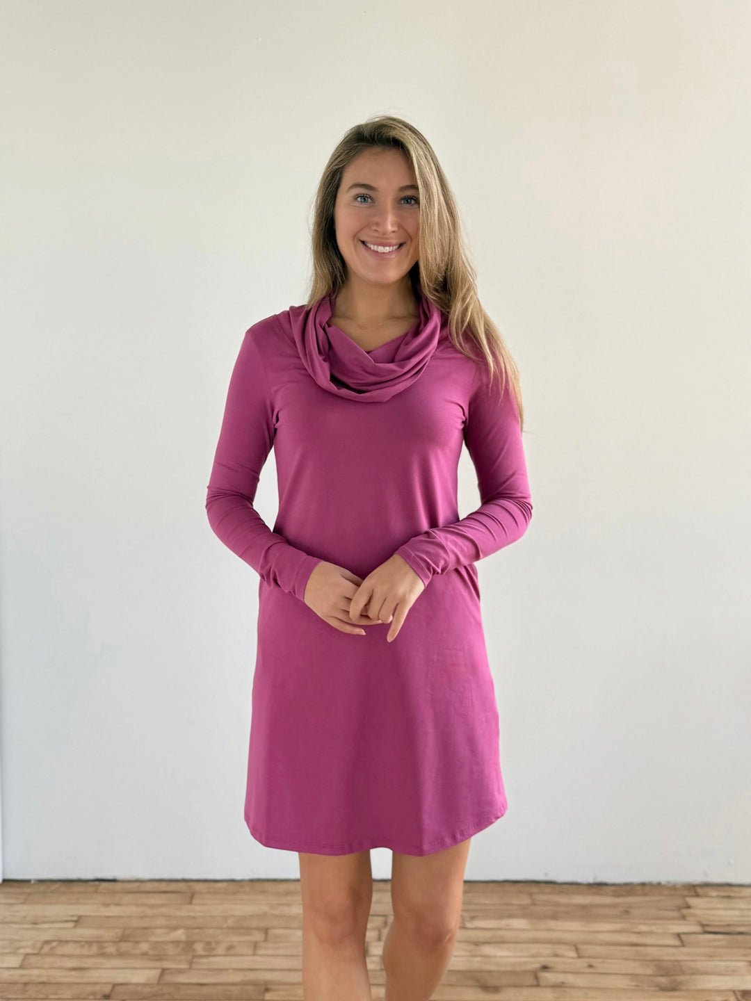BENNETT dress in Mauve Berry
