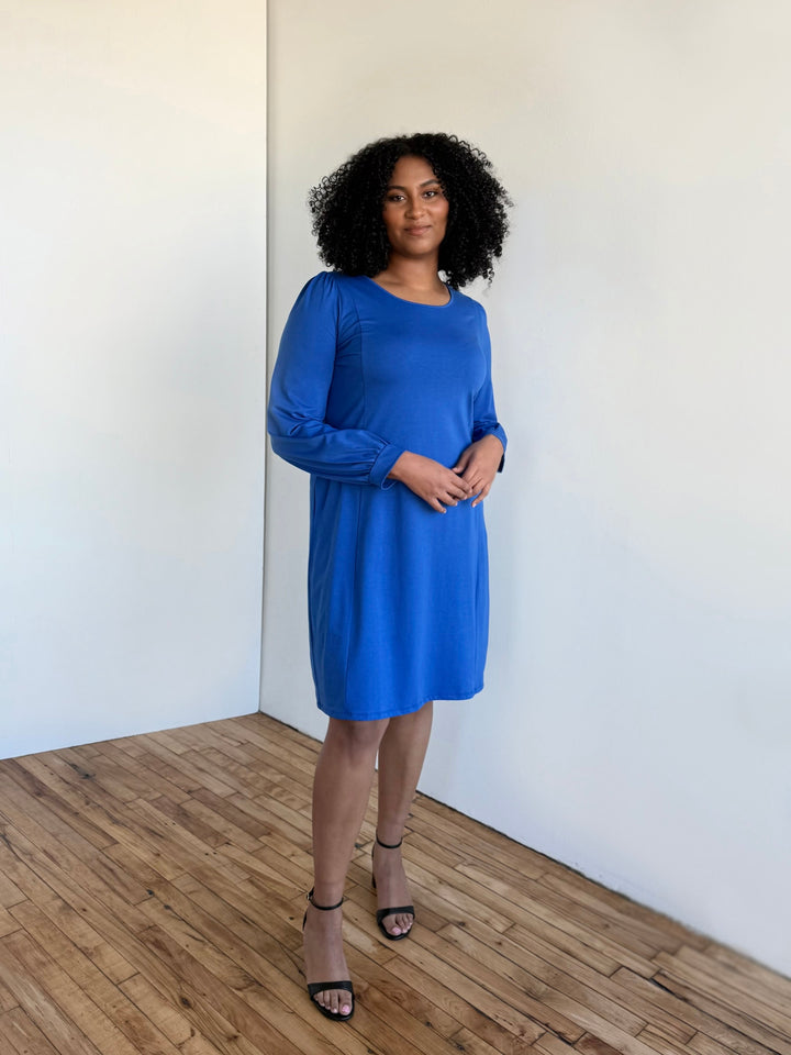 CONSTANCE dress in Blue Iolite