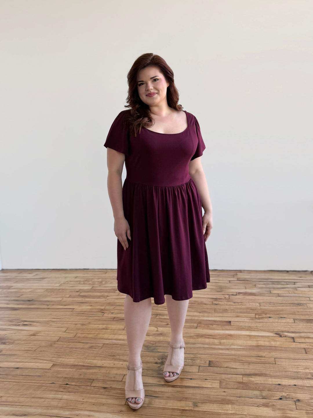 RAZELE dress in Merlot
