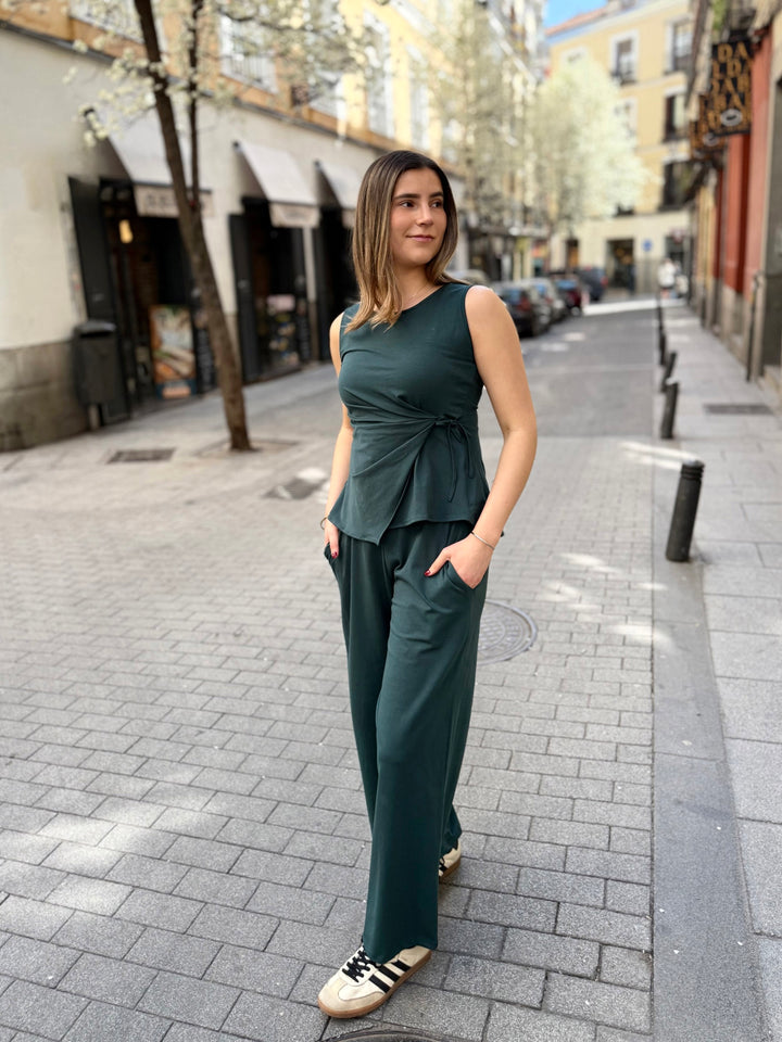 REINA top in Deep Pine