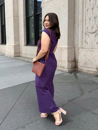 DINAH dress in Midnight Dahlia