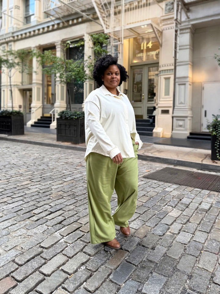 KENNA pants in Grass Green