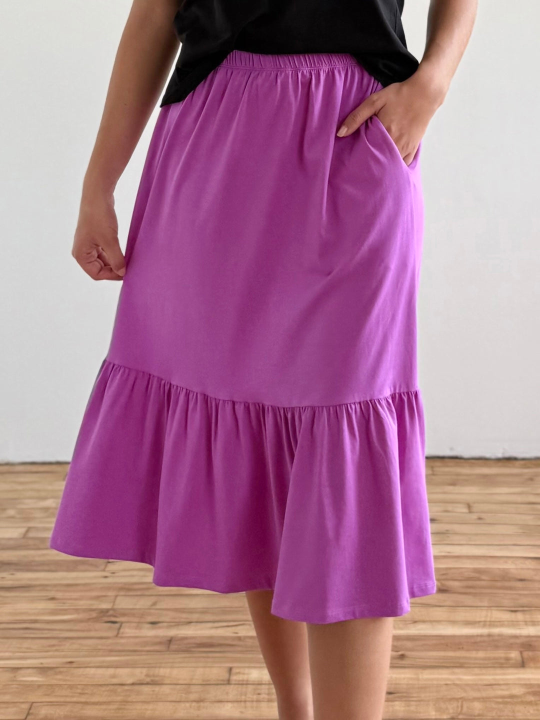 EMILE skirt in Magenta Bloom