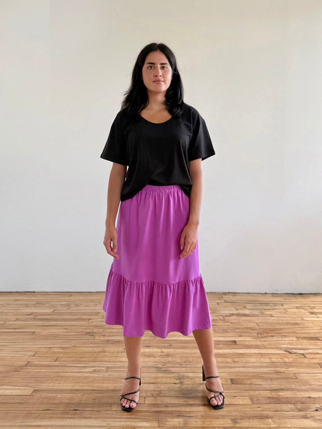 EMILE skirt in Magenta Bloom