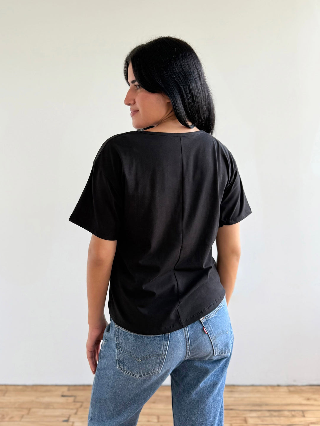 KIM tee in Black