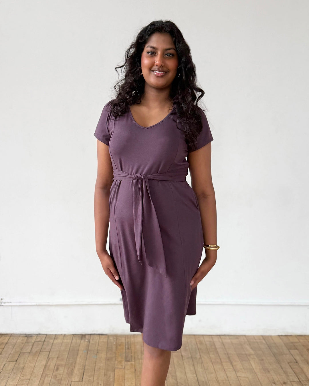QUINTA dress in Plum Elegantees QUINTA dress in Plum Elegantees
