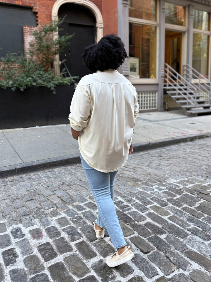 LINDSEY blouse in Chalk
