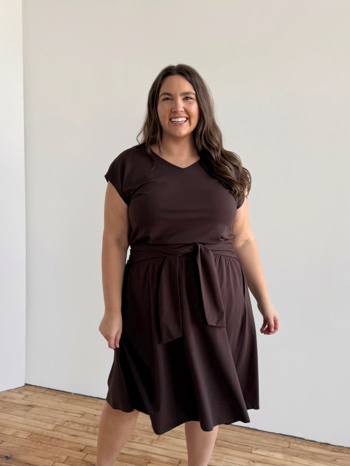 CONNIE skirt in Ebony Brown