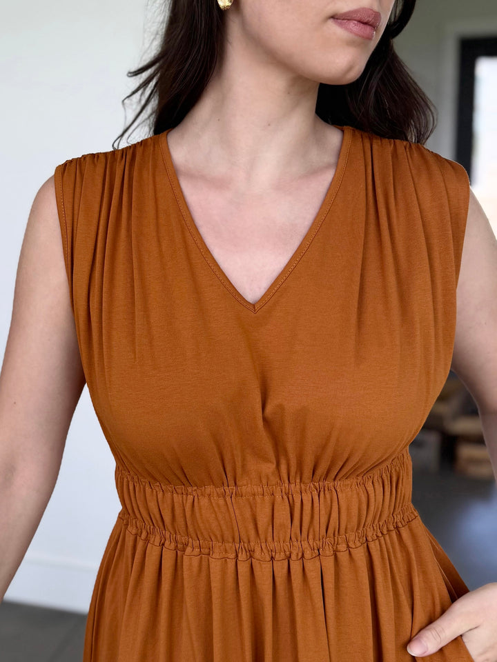 HAMPTON dress in Spiced Cider