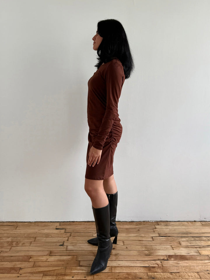VIENNA dress in Burnt Cedar