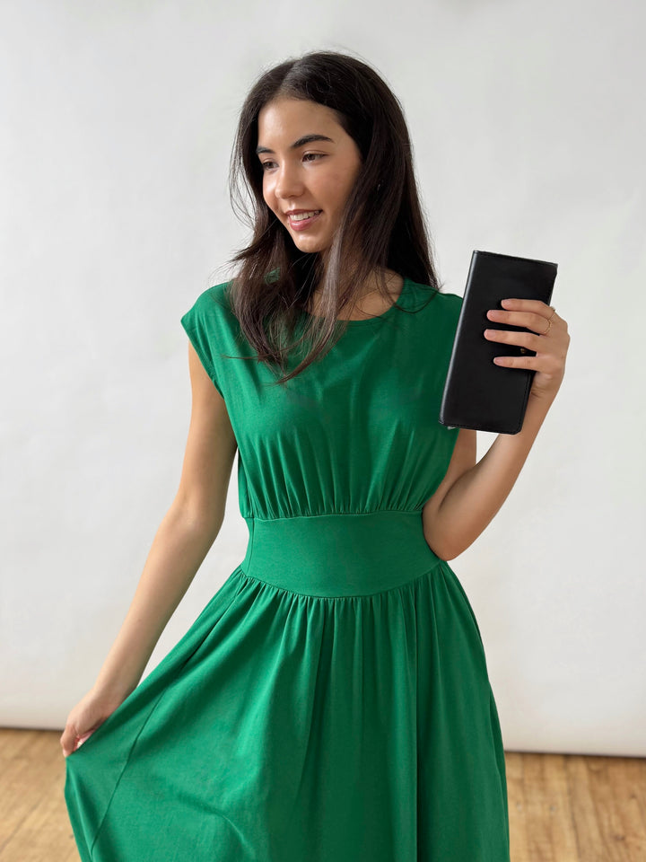 CATHERINE dress in Rich Emerald