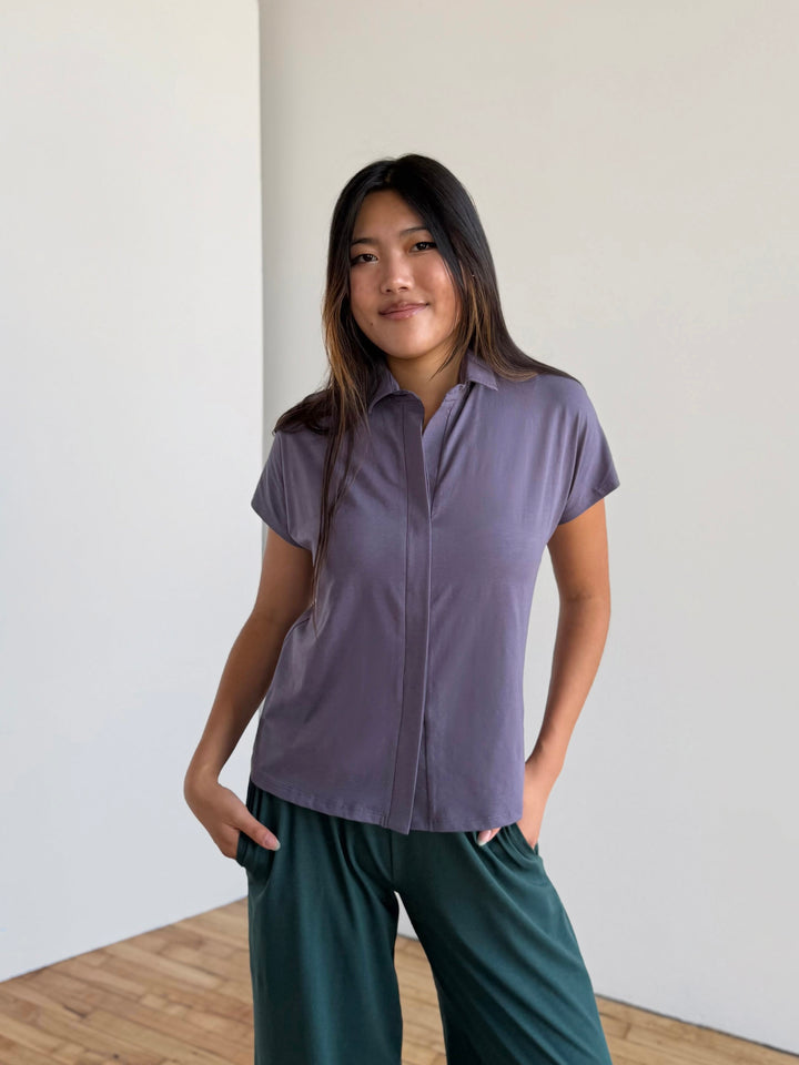 SAMARIA top in Dewberry
