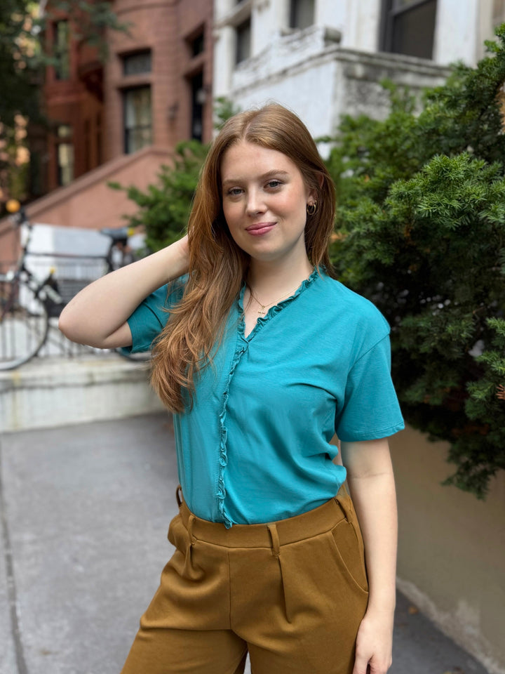 JOCELYN tee in Marine Teal