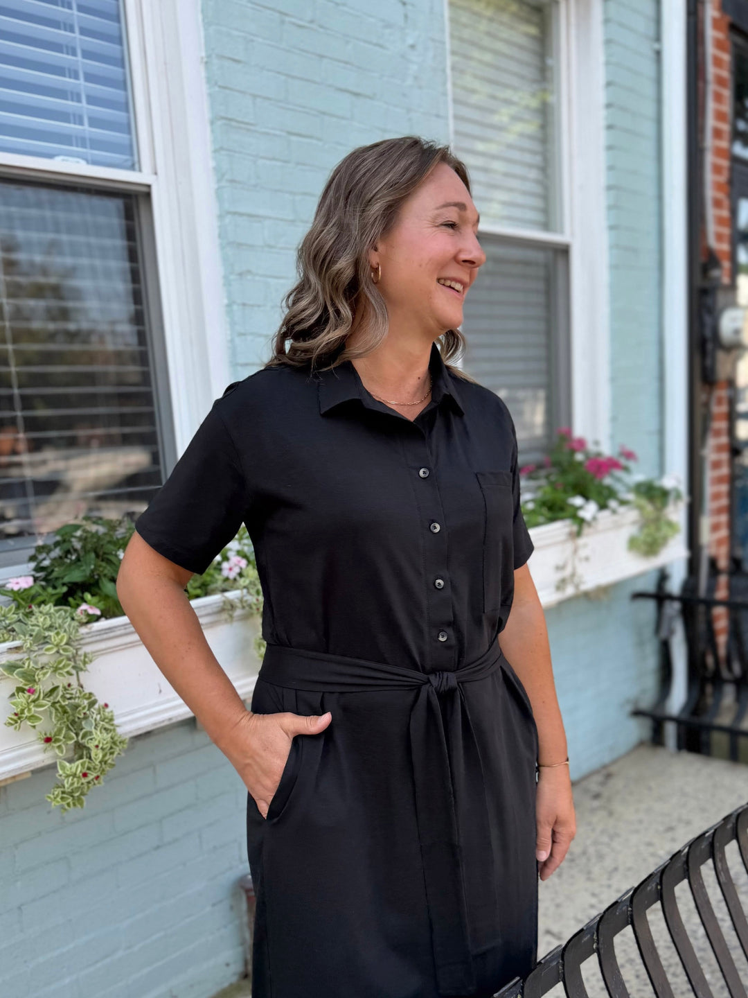VANYA dress in Black