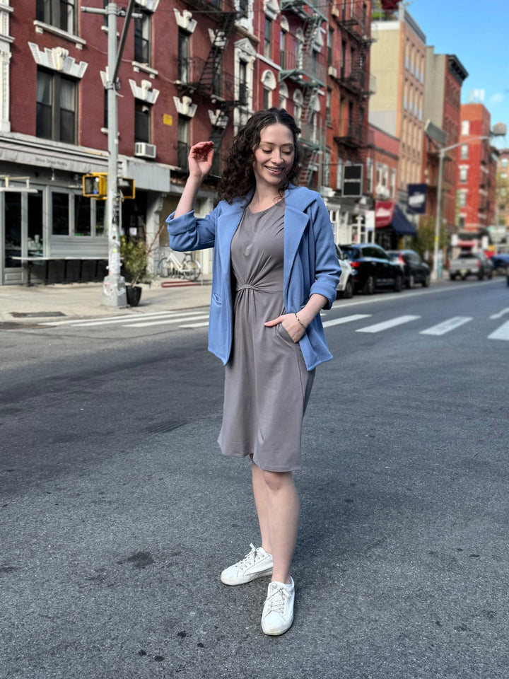 HOPE dress in Circular Grey